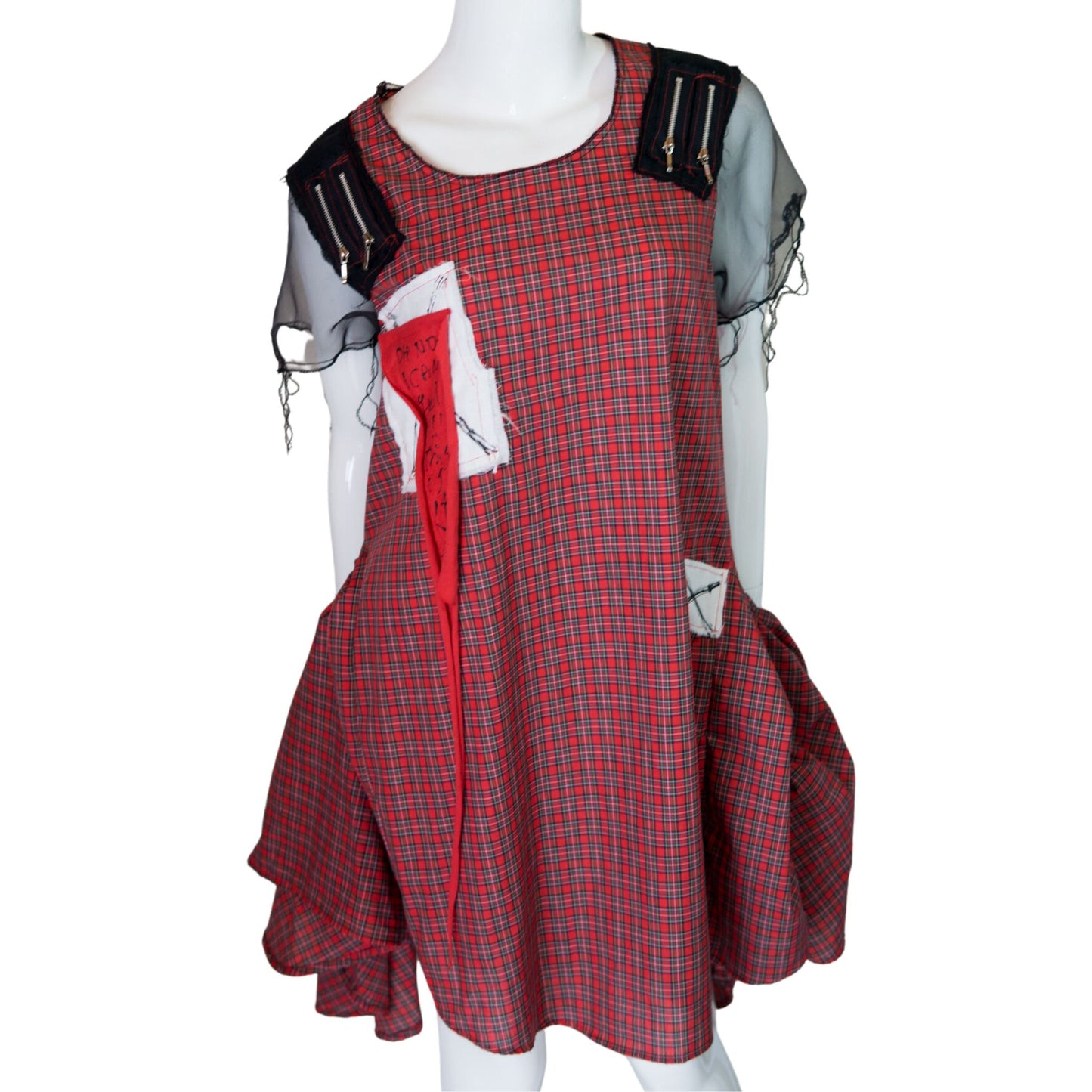 New Tokyo Punk Fashion ! Handmade Light Weight  Pullover Dress