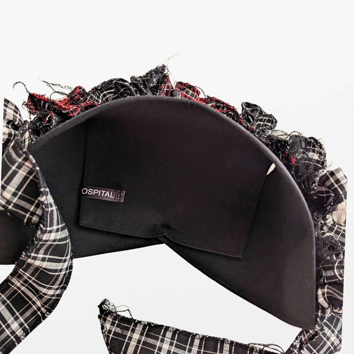 Black & White Check | Nurse Cap