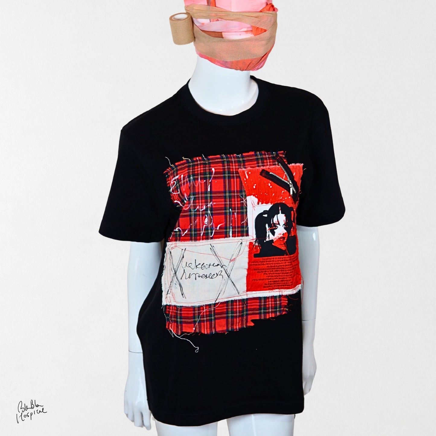 Heart No.006 | カタカナ Voice – 黒Tシャツ