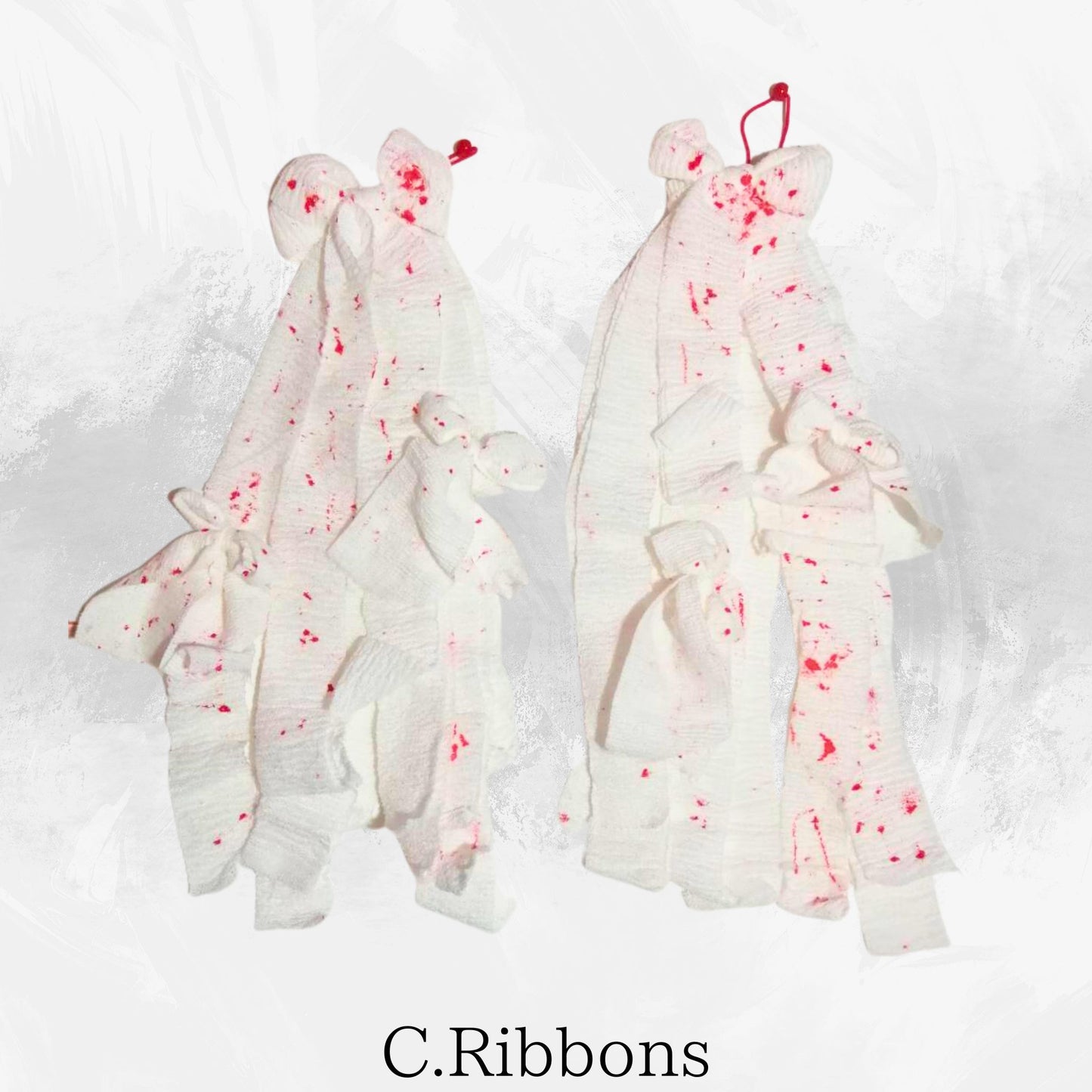 【50 cm ish】Bandage Band Haargummis Yamikawa J Fashion Sweet Sickness Style Set bestehend aus zwei Bloody Long! Haha