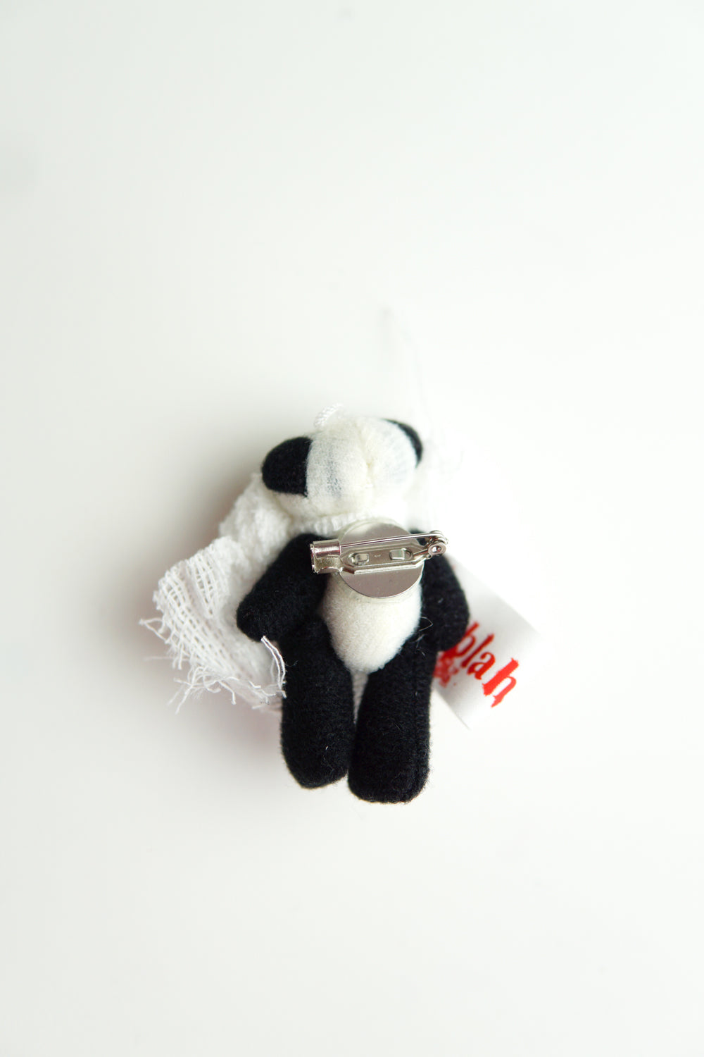 Harajuku fashion Yamikawaii 1Panda Small Doll Brooch・パンダブローチ1個