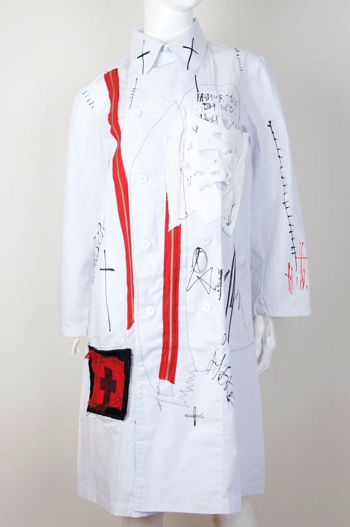 Weißer Arztkittel Medical Punk J-Fashion