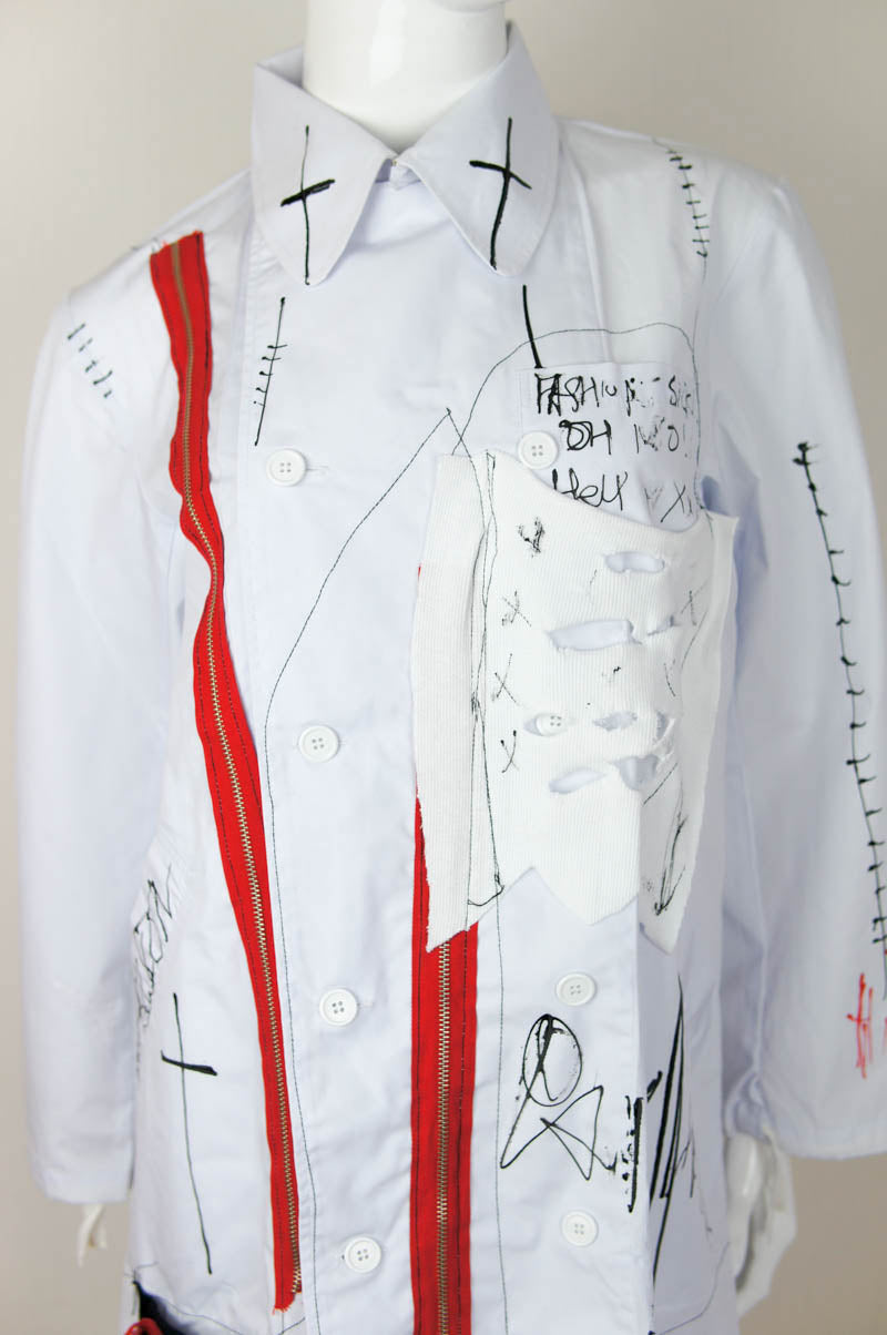 Weißer Arztkittel Medical Punk J-Fashion