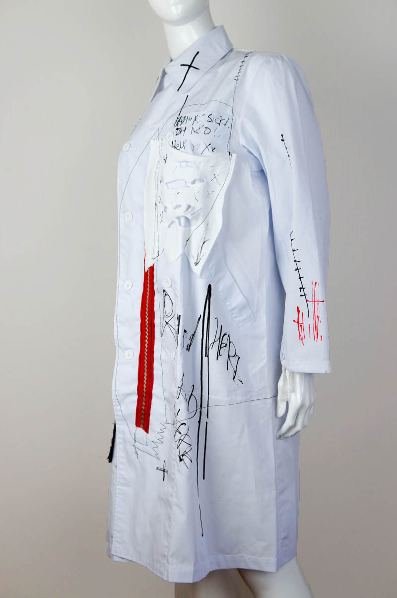 Weißer Arztkittel Medical Punk J-Fashion