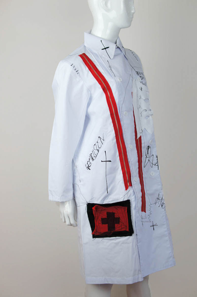 Weißer Arztkittel Medical Punk J-Fashion