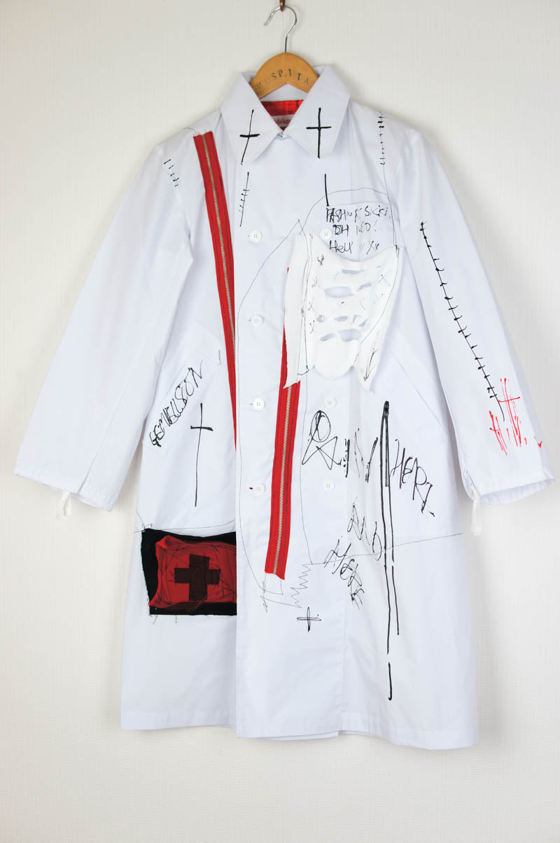 Weißer Arztkittel Medical Punk J-Fashion