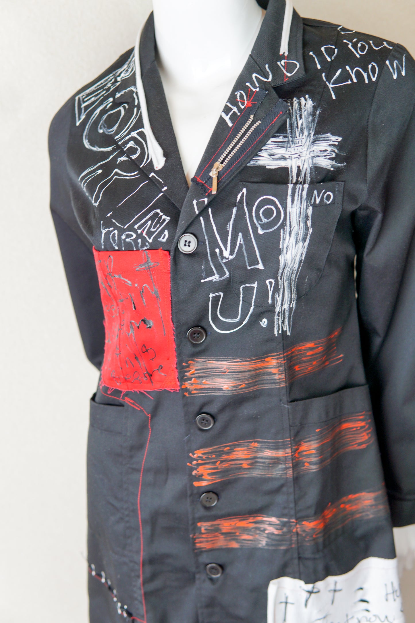 Black Punk Lab Coat