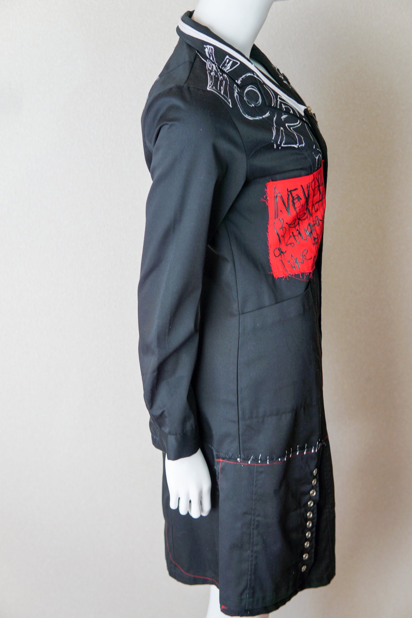 Black Punk Lab Coat