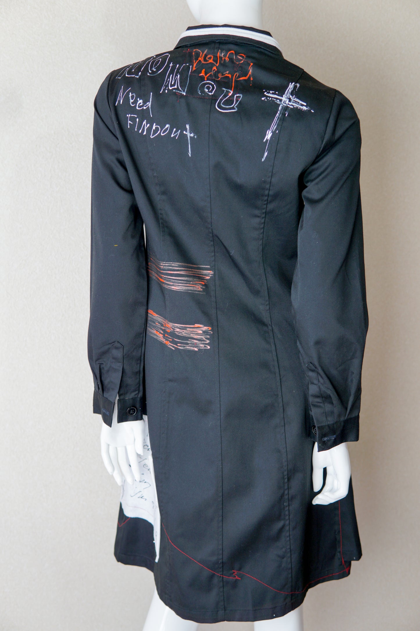 Black Punk Lab Coat