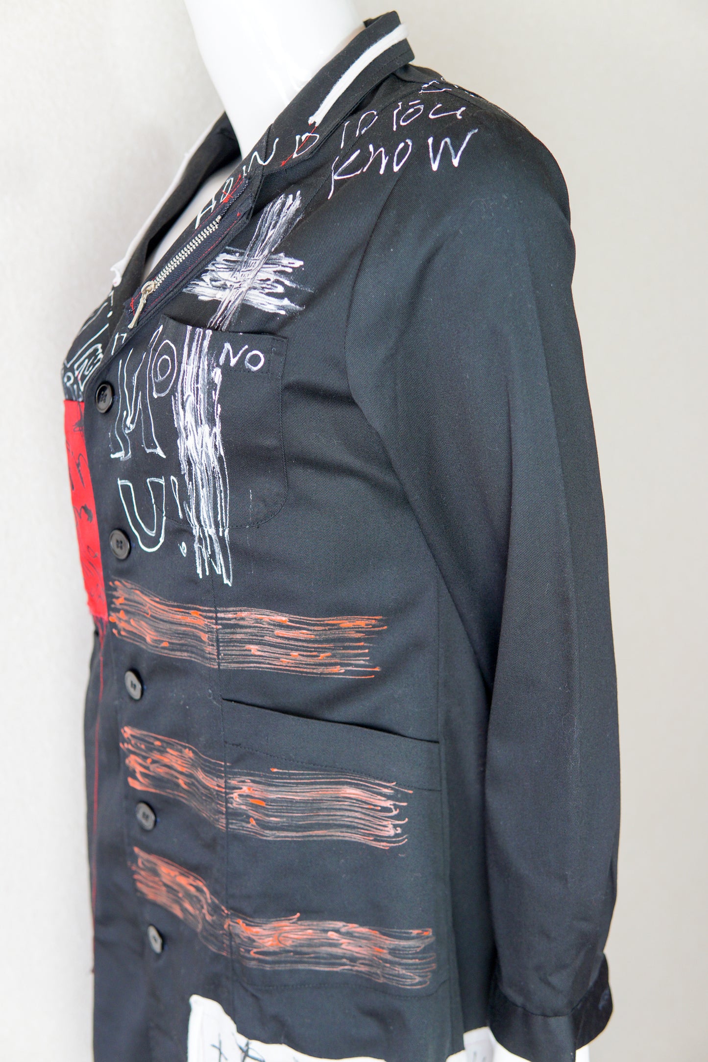 Black Punk Lab Coat