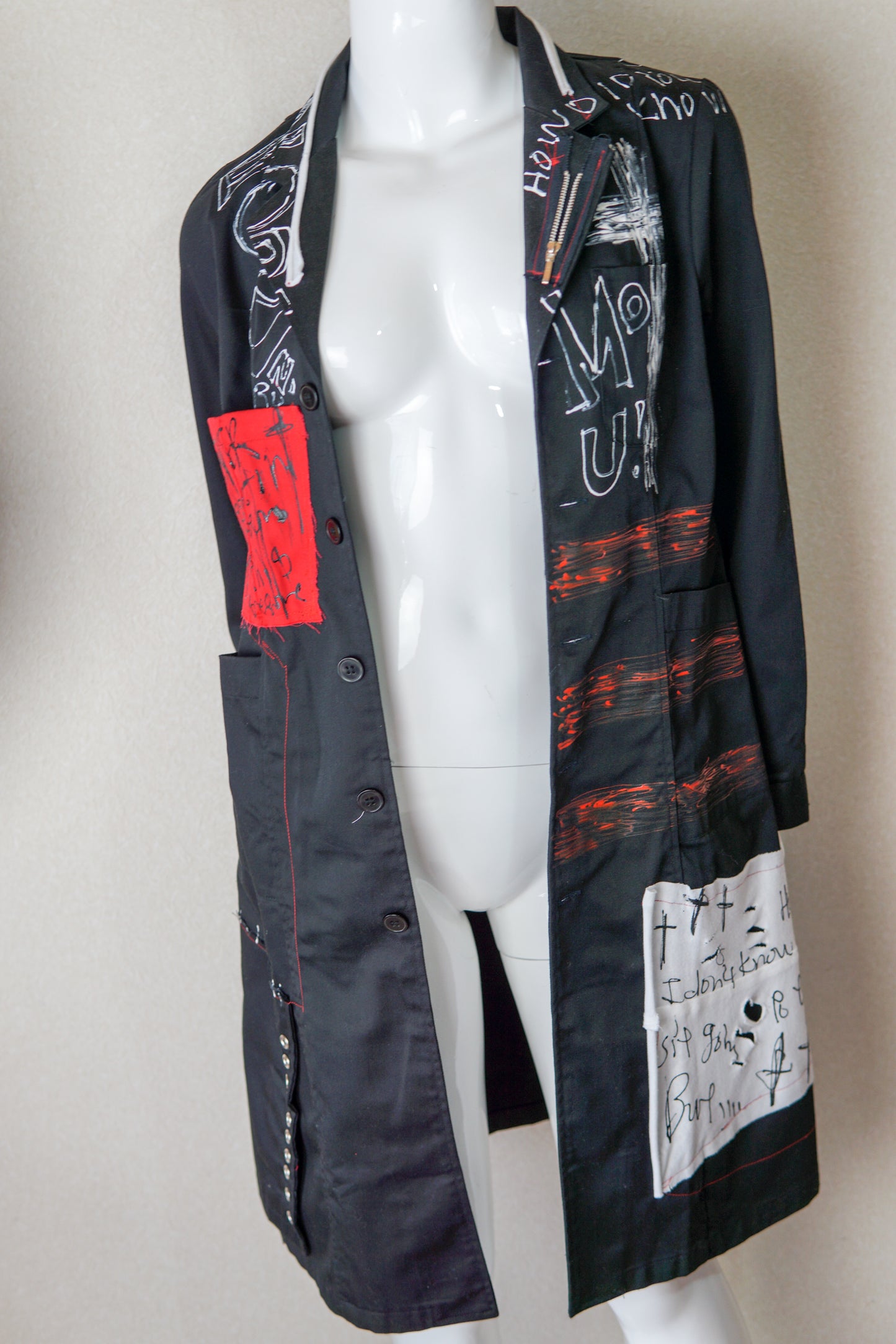 Black Punk Lab Coat