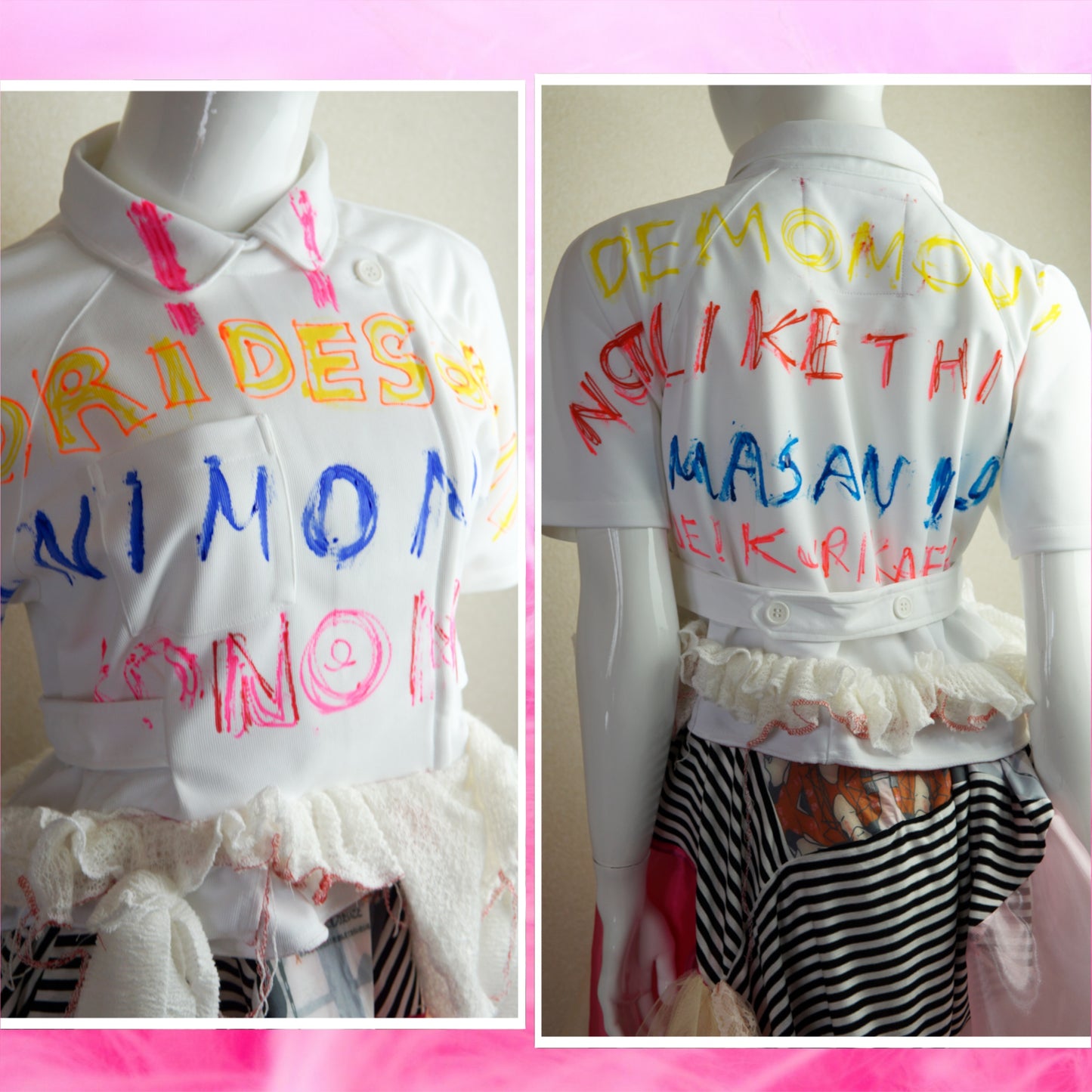 The 90's Harajuku style Nurse Pullover Tops