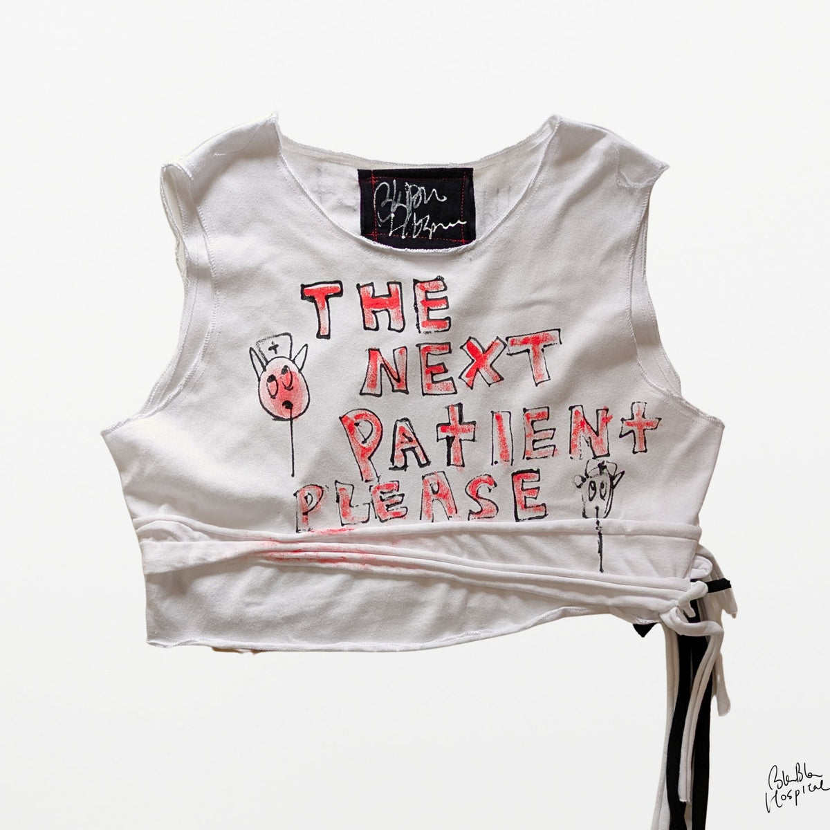 THE NEXT PATIENT PLEASE |ハンドペイントタンクトップ