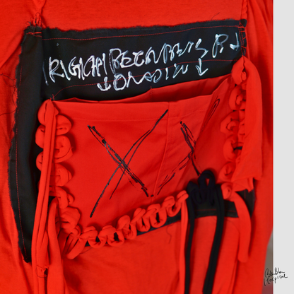 Carry the whole Blabla world 00.2 即興ニット | Artトートバッグ