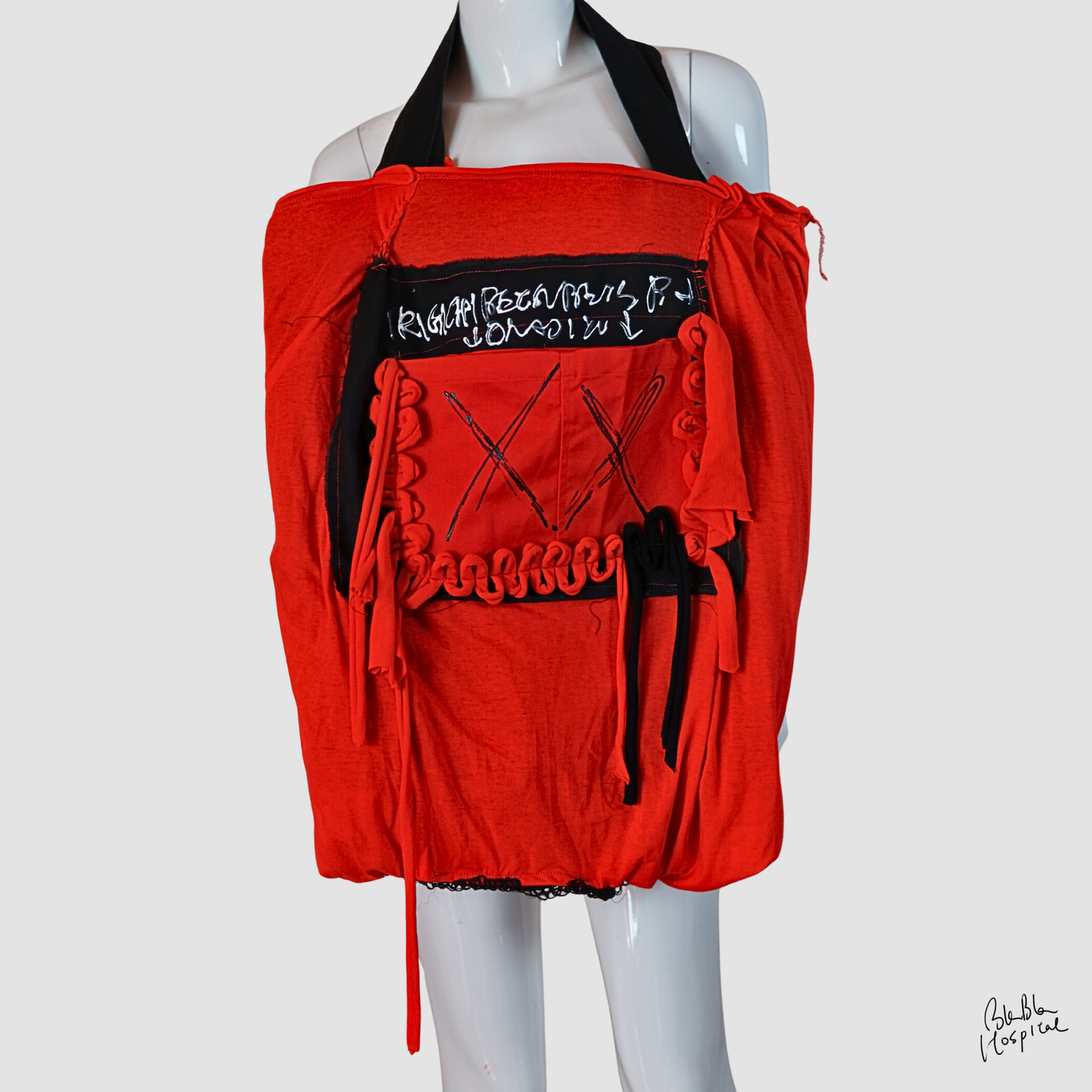 Carry the whole Blabla world 00.2 即興ニット | Artトートバッグ