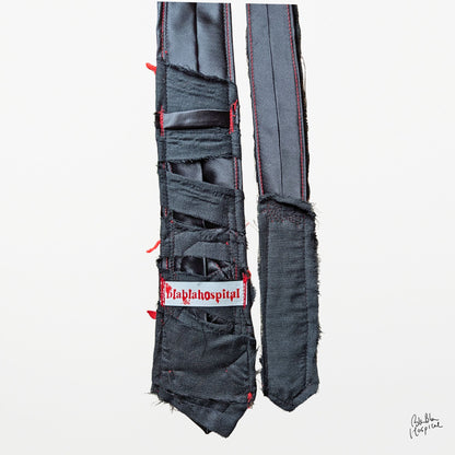Black Gauze Layer Tie