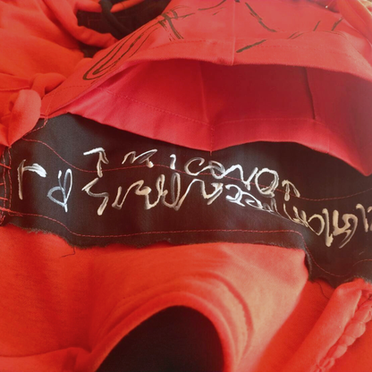 Carry the whole Blabla world 00.2 即興ニット | Artトートバッグ