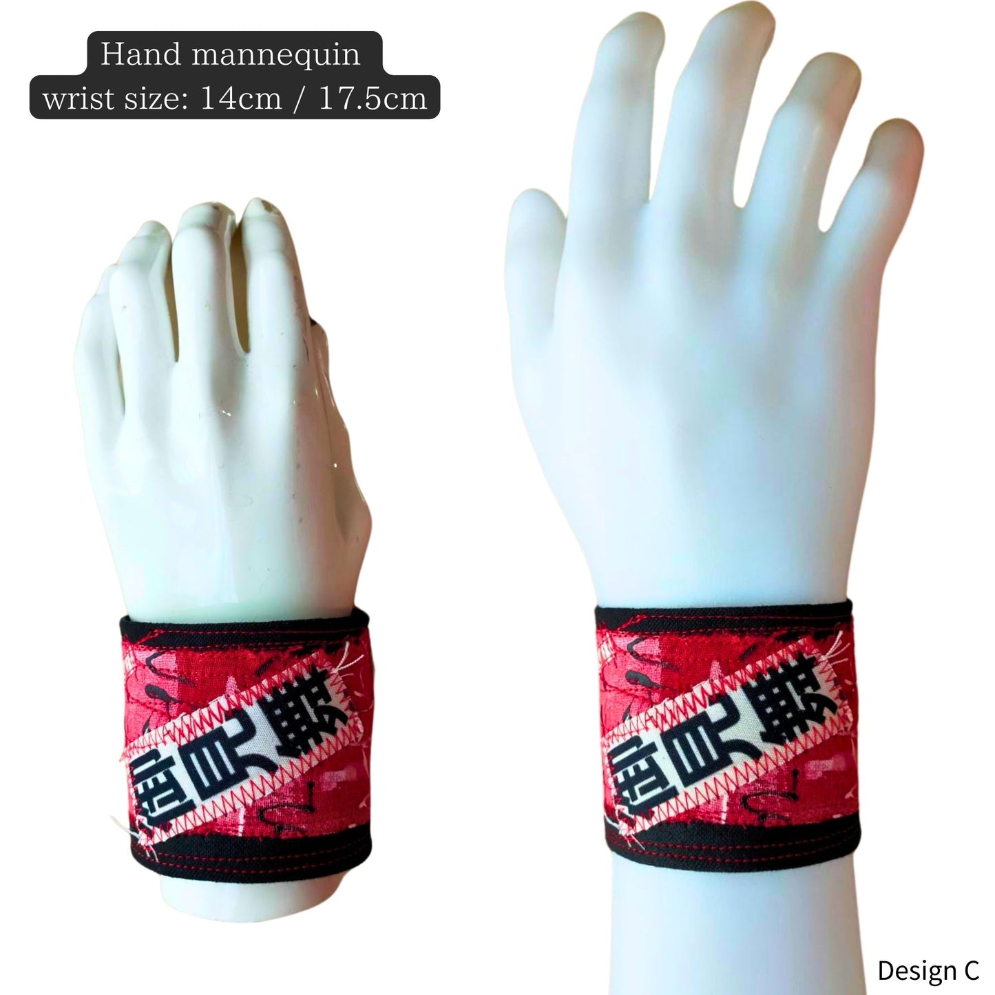 Blabla Patient Wristband Black and Red Design