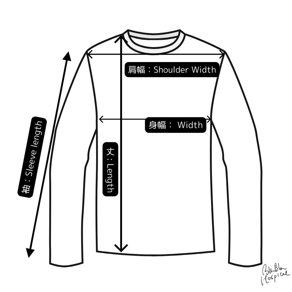 Art Knit Patch Design Long-sleeve T-shirt