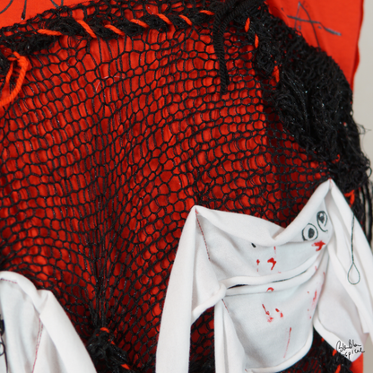 Carry the whole Blabla world 00.2 即興ニット | Artトートバッグ