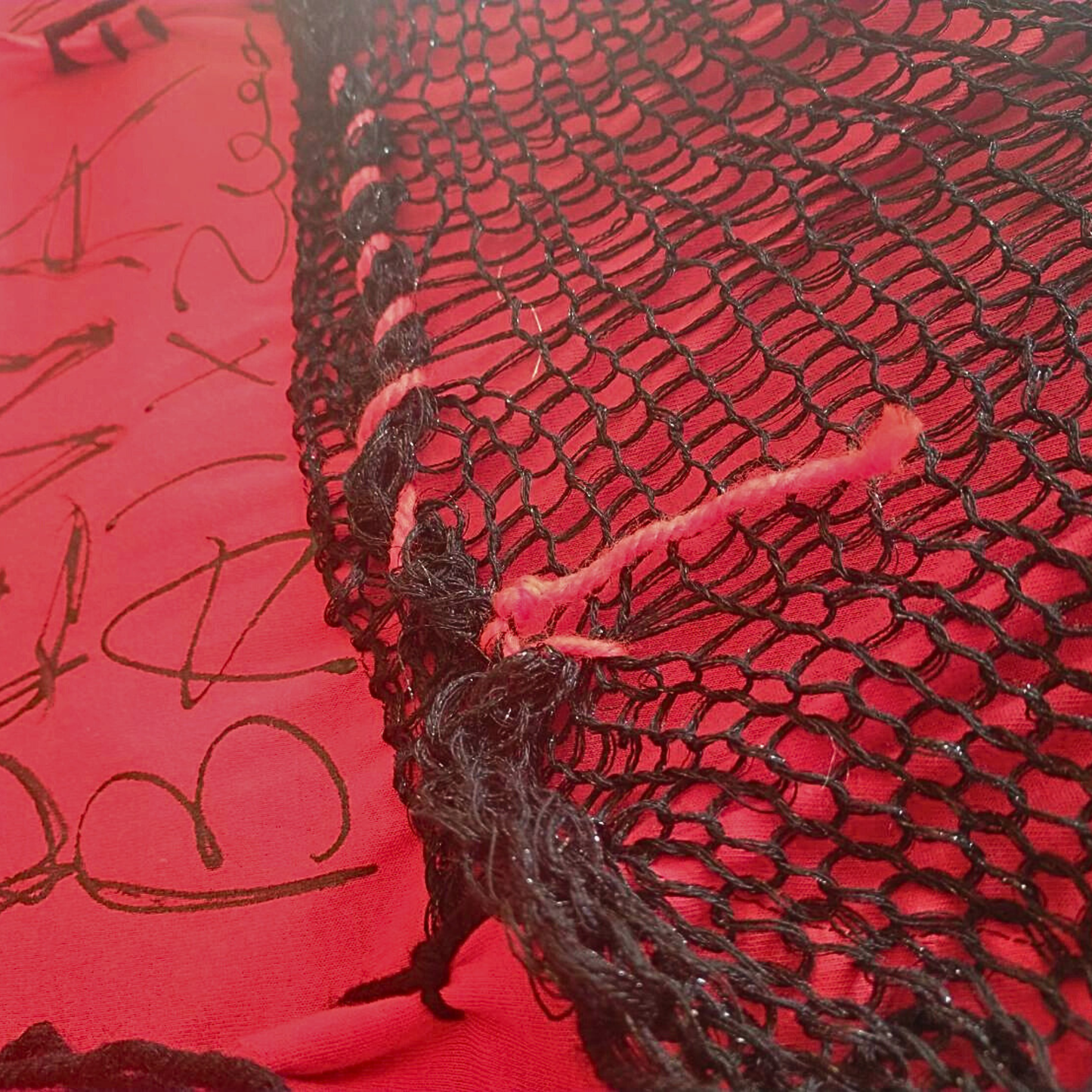 Carry the whole Blabla world 00.2 即興ニット | Artトートバッグ