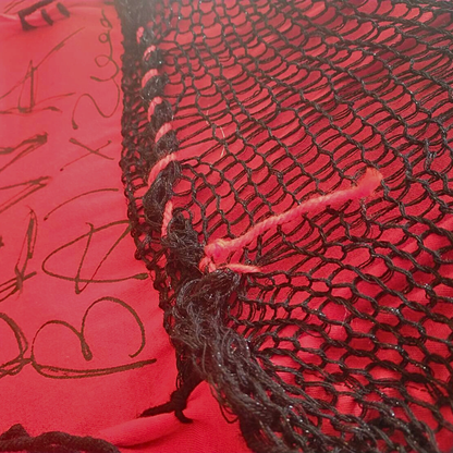 Carry the whole Blabla world 00.2 即興ニット | Artトートバッグ