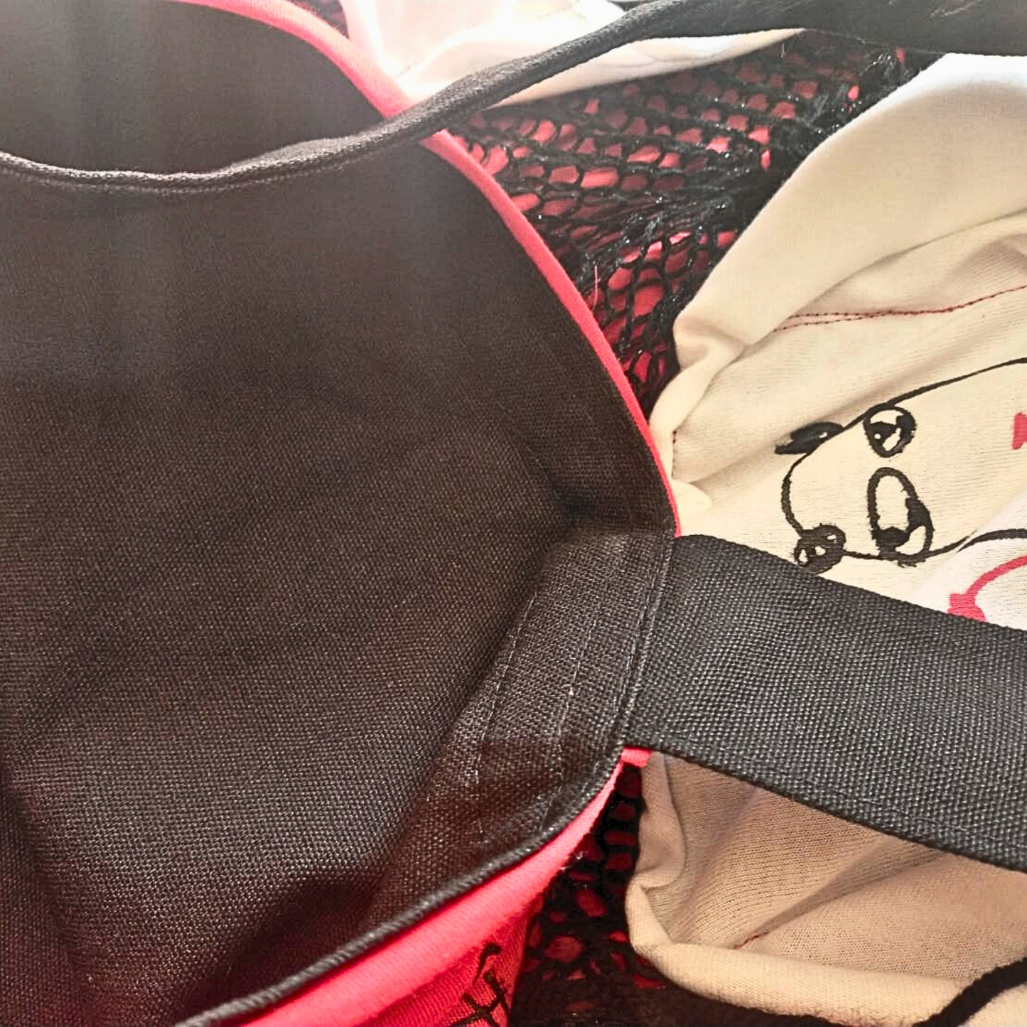 Carry the whole Blabla world 00.2 即興ニット | Artトートバッグ