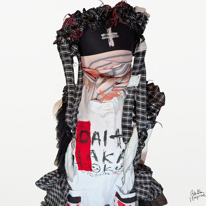 Black ＆ White Check | Nurse Cap