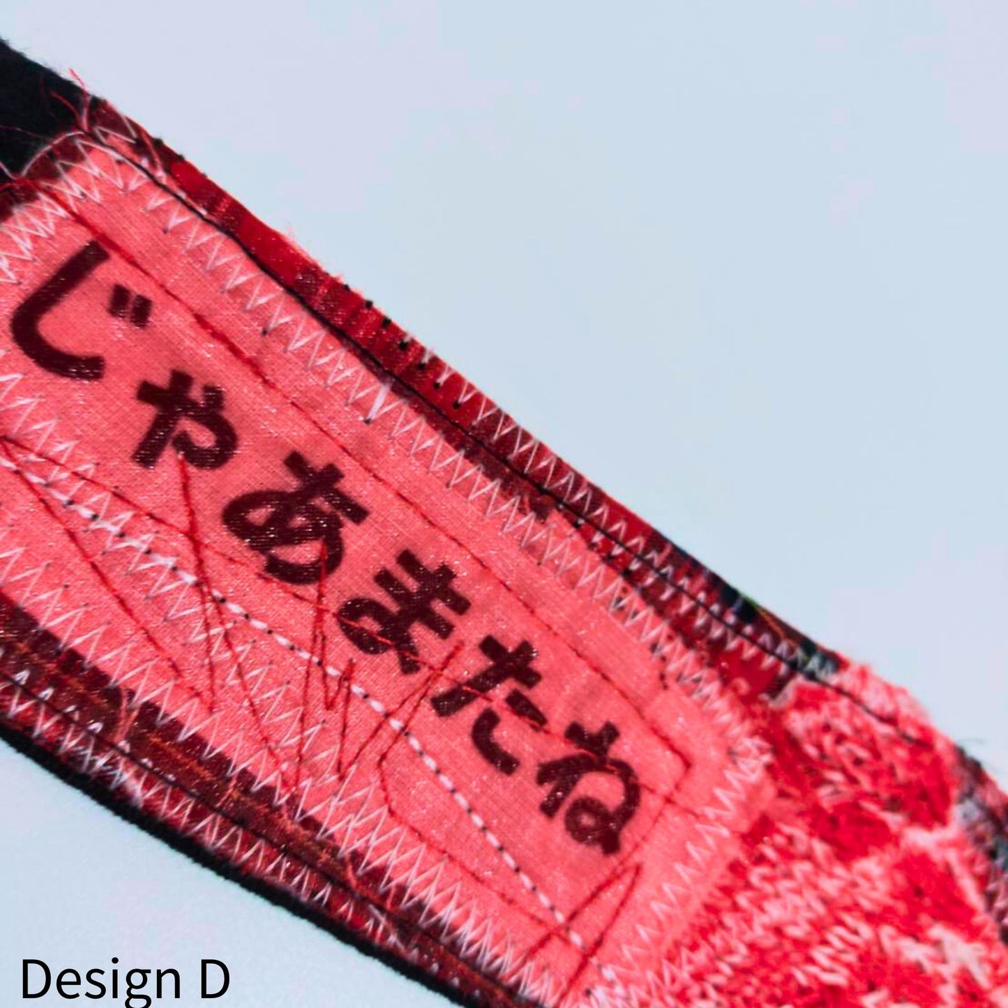 Japanese writings Knit x Wool Wristband