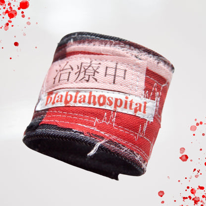 【Size Request Order】 Blabla Patient Wristband - Mysterious Japanese Writing Design