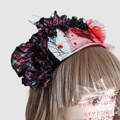 Instinctive frill – Black Nurse Cap