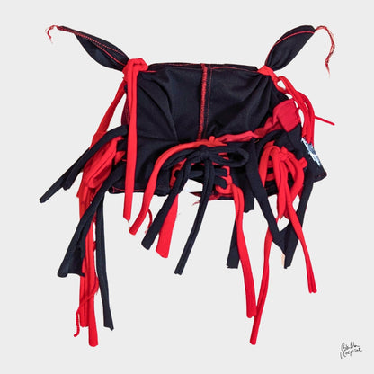 Heart No.012 | Red and Black Head Piece