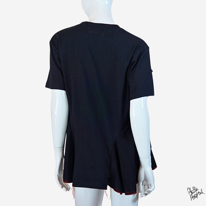 Face No.006 |編まない赤毛糸のやつら- 黒変形Tシャツ