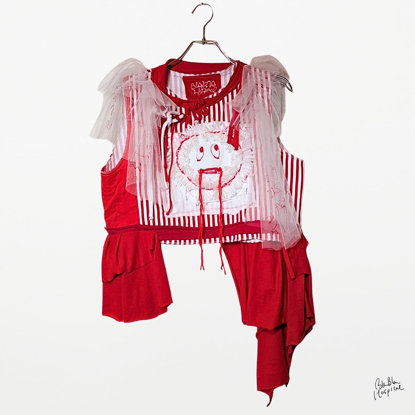 Sleeveless Top -  Stripey memory