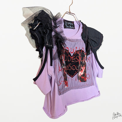 HEART JAM | パープルTシャツ