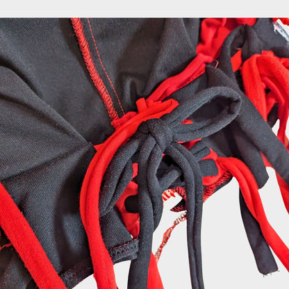 Heart No.012 | Red and Black Head Piece