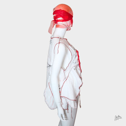 White Ward – No.03 |  Faces Double Gauze Sleeveless Top