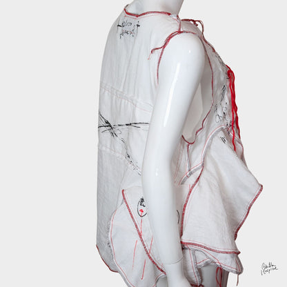 White Ward – No.03 |  Faces Double Gauze Sleeveless Top