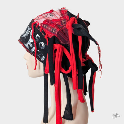 Heart No.012 | Red and Black Head Piece