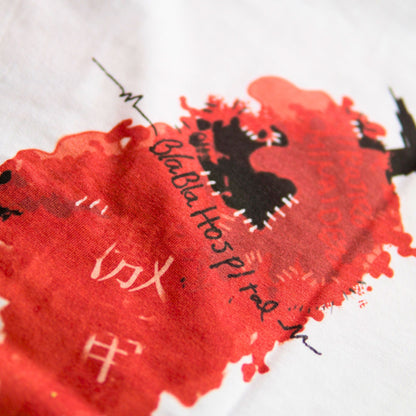 Die Krankenschwester KRANK!KRANK! Printet T-Shirt Japanische Yamikawaii Medical Punk Fashion