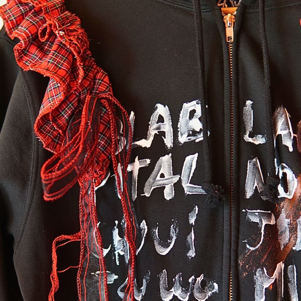 Handwritten Punk Hoodie