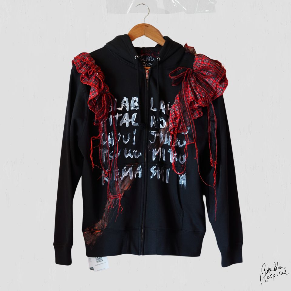 Handwritten Punk Hoodie