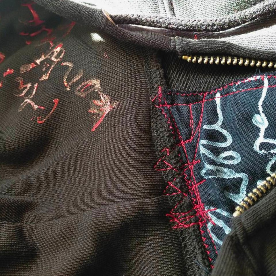 Handwritten Punk Hoodie