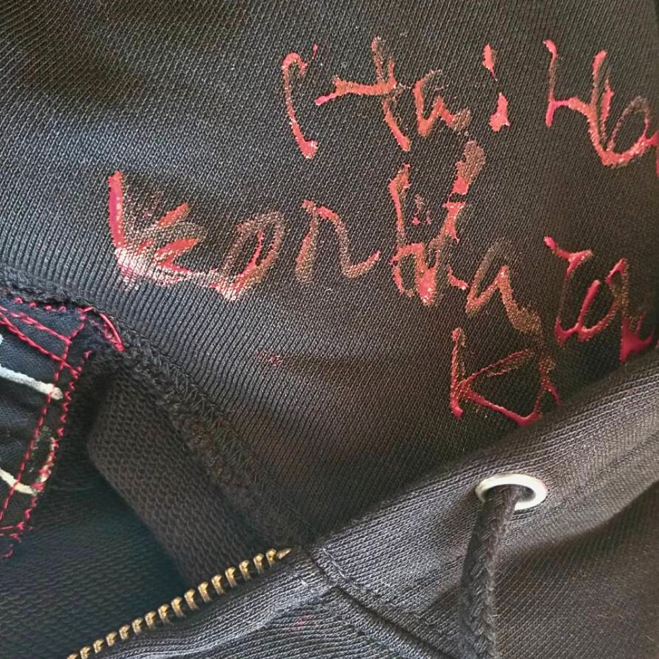 Handwritten Punk Hoodie