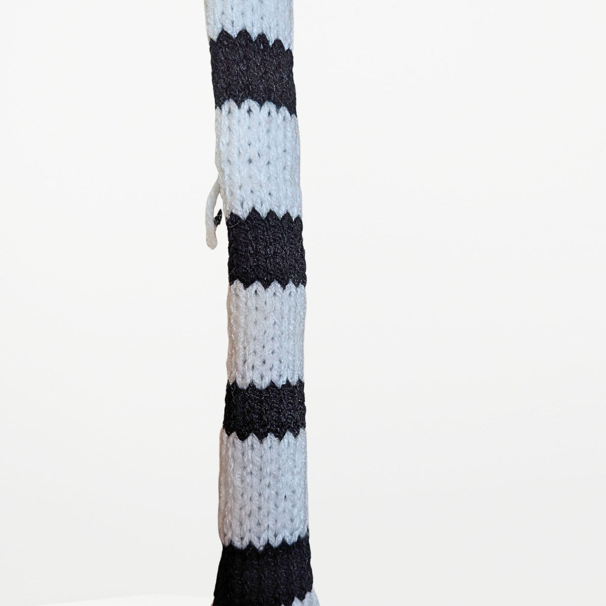 2 WAY SNAKE  – Narrow Scarf Black and White