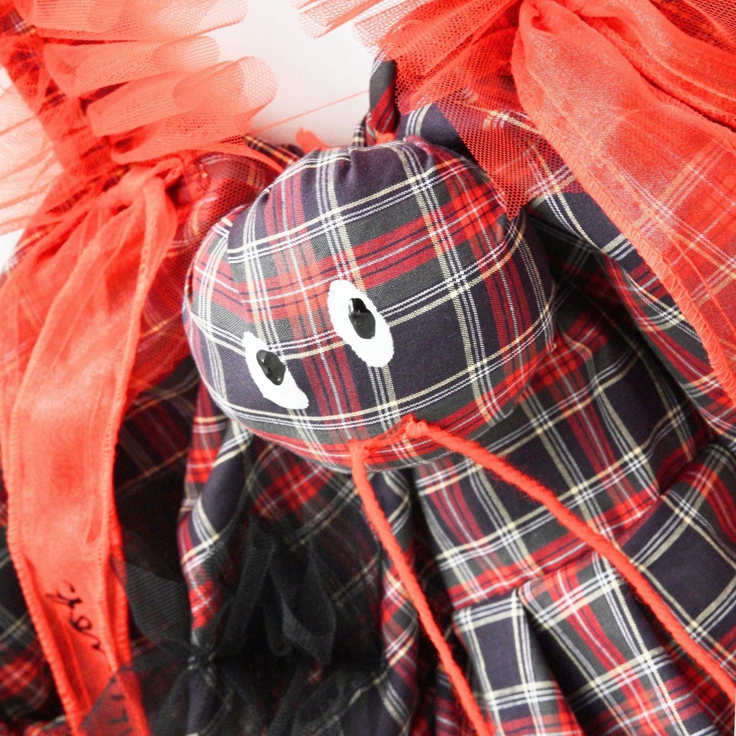 Navy Tartan Check TeruTeru Charm Accessory