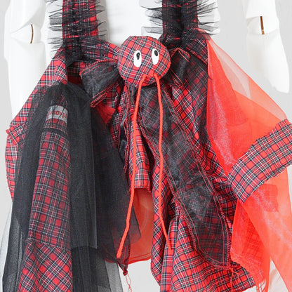 Red Tartan Check TeruTeru Charm Accessory