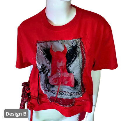 Our "Printed T shrits" Red Collection