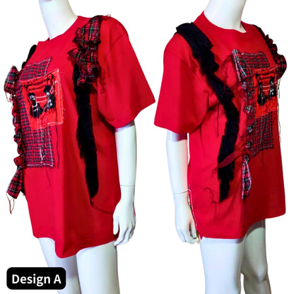 Our "Printed T shrits" Red Collection