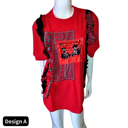 Our "Printed T shrits" Red Collection